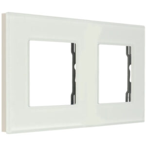 A-SMARTHOME A-FR157-2G-W Marco para 2 dispositivos