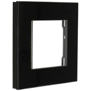 A-SMARTHOME A-FR86-1G-B Marco para 1 dispositivo Negro