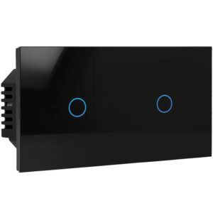 A-SMARTHOME A-LST157-KIT-1L/1L-B Kit con panel doble e interruptor