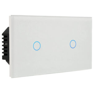 A-SMARTHOME A-LST157-KIT-1L/1L-W Kit con panel doble e interruptor