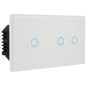 A-SMARTHOME A-LST157-KIT-1L/2L-W Kit con panel doble e interruptor