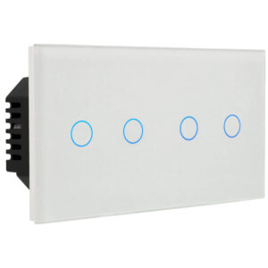 A-SMARTHOME A-LST157-KIT-2L/2L-W Kit con panel doble e interruptor