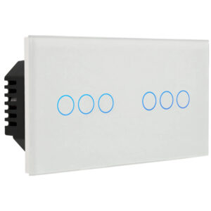 A-SMARTHOME A-LST157-KIT-3L/3L-W Kit con panel doble e interruptor