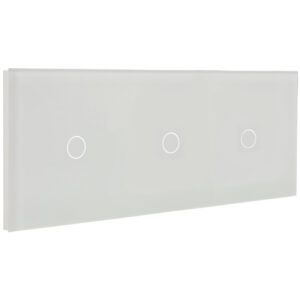A-SMARTHOME A-LST228-1L/1L/1L-W Panel de interruptor triple con 3 botones