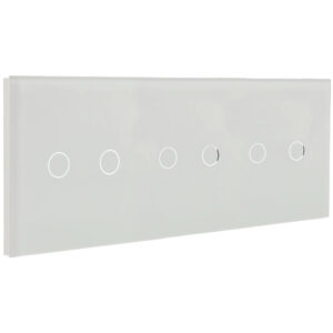 A-SMARTHOME A-LST228-2L/2L/2L-W Panel de interruptor triple con 6 botones