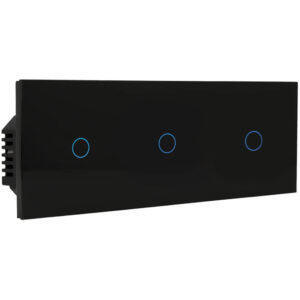 A-SMARTHOME A-LST228-KIT-1L/1L/1L-B Kit con panel triple e interruptor