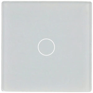 A-SMARTHOME A-LST47-1L-W Panel táctil interruptor simple 1 botón blanco