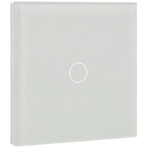 A-SMARTHOME A-LST86-1L-W Panel de interruptor simple con 1 botón
