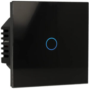 A-SMARTHOME A-LST86-KIT-1L-B Kit con panel e interruptor