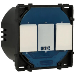 A-SMARTHOME A-NS86-2L2W Interruptor táctil conmutable 2 botones