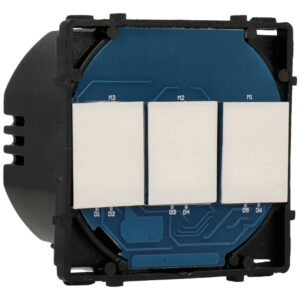 A-SMARTHOME A-NS86-3L1W Interruptor táctil con 3 botones