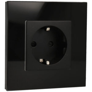 A-SMARTHOME A-SCK86-KIT-B Kit con enchufe y marco