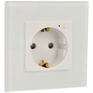 A-SMARTHOME A-SCK86-KIT-WF-W Kit con enchufe y marco