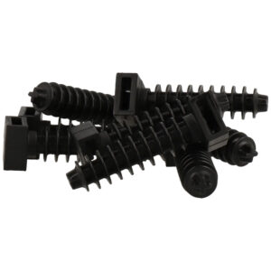 A-ELECTRICITY Taco-brida 8 mm Negro – Bolsa 100 ud. (A-WALLPLUG-8-B)