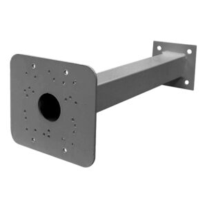 Global BACULO-BRAZO-BULLET-350-GRIS – Soporte 350 mm para cámara bullet en báculo gris