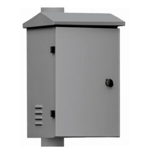 Global BACULO-CAJA-SH-22-GRIS — Caja de integración para báculo 6 m, 350×450×250 mm, gris