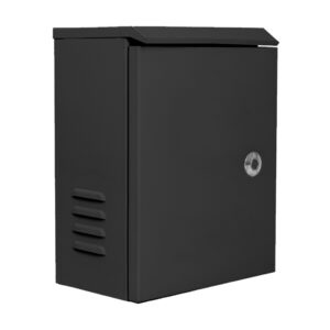 Global BACULO-CAJA-SH-41-NEGRO – Caja de distribución para báculos CCTV 300×400×180 mm negra