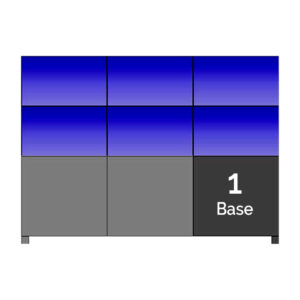 Dahua BaseofDisplayUnit – Soporte a suelo con base estándar para Video Wall