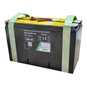 Global BAT-12V600-DC Batería Zinc-Aire 12V-600 Triple Conector DC