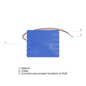 Ajax Internal Battery RB Recargable (6,4 V/36 Ah) para Hub BP