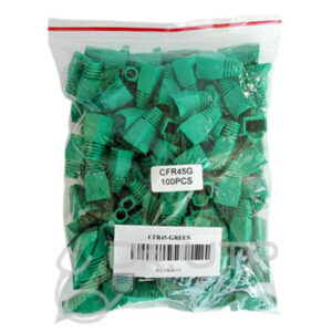 DrUTP CFR45-GREEN Capuchones Color Verde para Conector RJ45 (Bolsa 100 unidades)
