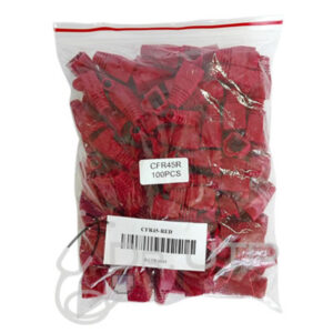 DrUTP CFR45-RED Capuchones Color Rojo para Conector RJ45 (Bolsa 100 uds.)