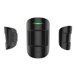 Ajax CombiProtect Jeweller Negro — Detector PIR y rotura de cristal inalámbrico