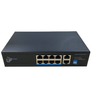 DrNET CSFE10-8P-120W Switch PoE 8 puertos 10/100 + 2 Uplink Gigabit 120W No Gestionable