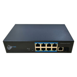 DrNET CSGE10S-8P-120W Switch PoE Gigabit Gestionable 8 puertos + 2 Uplink 120W
