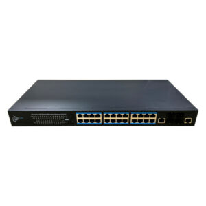 DrNET CSGE28L2-24P-370W Switch PoE Gestionable 24 puertos Gigabit + 4 SFP 370W Layer 2
