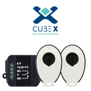 CDVI CUBEKIT – Kit de radio inalámbrico con receptor y 2 transmisores