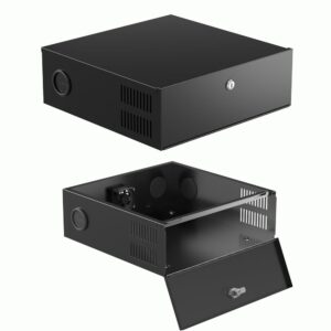 DrUTP DVRLOCKBOX – Arcón para Grabadores Dahua hasta 1 HDD con Llave, Kit Ventilación y Pasacables