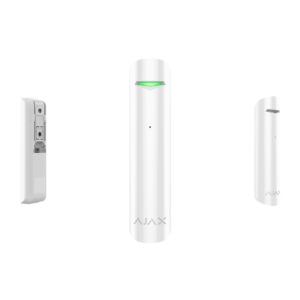 Ajax GlassProtect Jeweller – Detector de rotura de cristal inalámbrico blanco