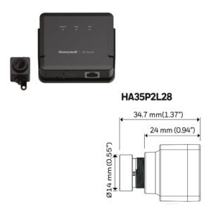 Honeywell HA35P2L28 Minicámara IP Pinhole 2 MP 2,8 mm H.265 WDR