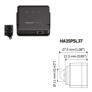 Honeywell HA35P5L37 Minicámara IP Pinhole 5 MP 3,7 mm H.265 Serie 35