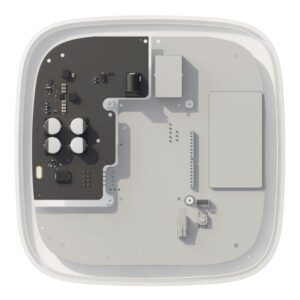 Ajax Hub 2 4G Jeweller + 6V PSU — Central inalámbrica 4G blanca