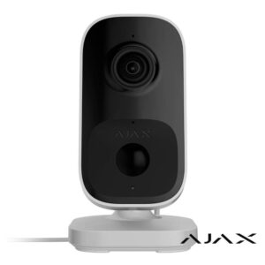 Ajax IndoorCam (Blanco) — Cámara interior Wi-Fi con PIR e IA