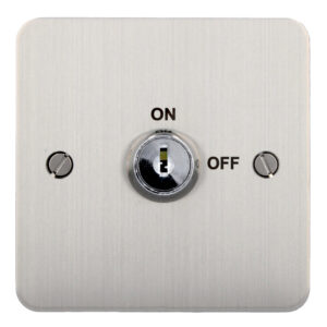 CDVI KEY-SSMAKA Interruptor de llave cuadrado de superficie 2 posiciones mantenido llaves iguales