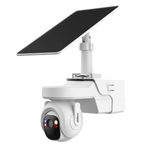 Dahua KIT/IPC-PT2449B1-4GB20/M0508 Cámara PT IP 4MP 4G Solar con LED 20m/IR 30m, PIR, Micrófono y Altavoz