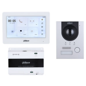 Dahua KTD01L-S3(S) – Kit Videoportero 2 Hilos IP Exterior Superficie + Monitor Interior