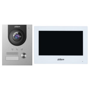 Dahua KTD02(F) – Kit Videoportero 2 Hilos IP Exterior para Insertar con Monitor Interior 2 Hilos y WiFi