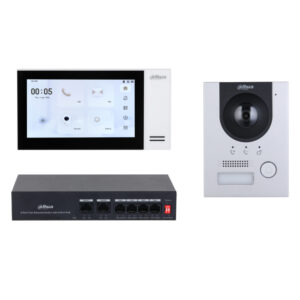 Dahua KTP01L-S2(S) — Kit Videoportero IP para Superficie con Monitor Interior
