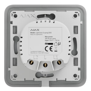 Ajax LightSwitch LightCore 2-gang Jeweller — Interruptor Doble
