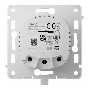 Ajax LightSwitch LightCore Dimmer Jeweller — Blanco