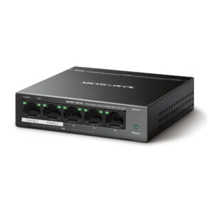 Mercusys MS105GP Switch Gigabit 5 puertos con 4 puertos PoE+