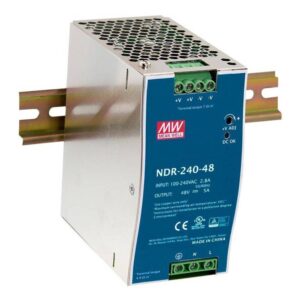 Mean Well NDR-240-48 Fuente de Alimentación Conmutada Carril DIN 240W 48Vcc