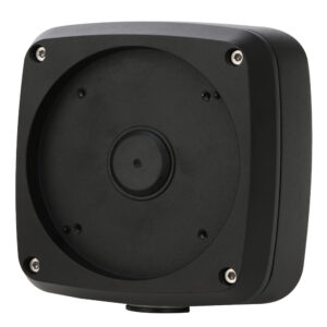 Dahua PFA124-B Caja de conexiones impermeable cuadrada negra para IPC-MFW5241T2-E3-ASE-B