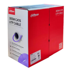 Dahua PFM923I-6UN-CC Bobina 305 m Cable UTP CAT6 LSZH Violeta CPR Cca
