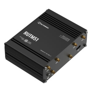 Teltonika RUTM51 Router Industrial 5G Dual SIM Wi-Fi5 5×RJ45 USB I/O