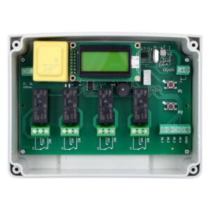 CDVI RX26-XPL4V Receptor RF 433 MHz 4 Relés con Display LCD